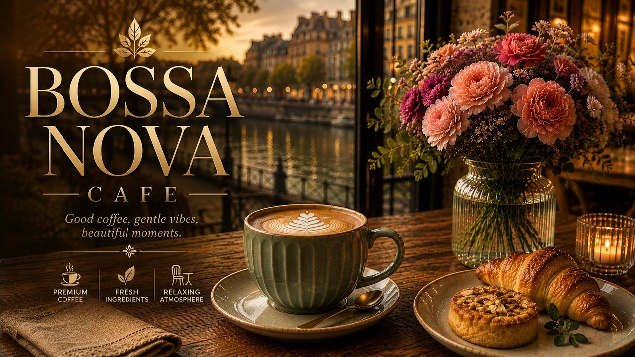 Happy Jazz Music 💫 Bossa Nova Coffee Vibes for a Peaceful Start, Relax & Focus