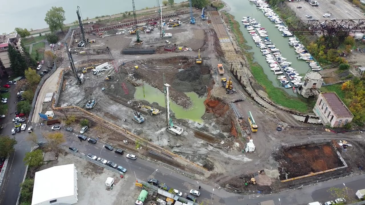 Marina Dorćol početak radova, Oktobar 2025, Beograd
