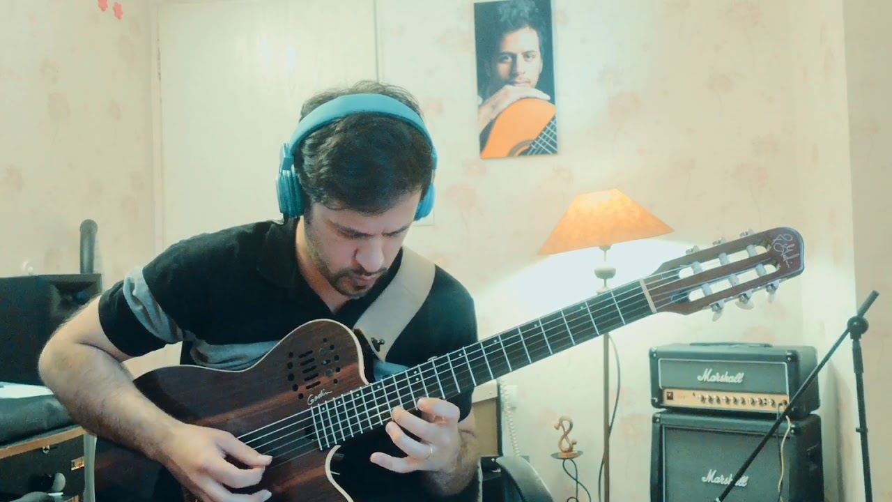 Godin Acs Sa...Shape Of My Heart...Improvised