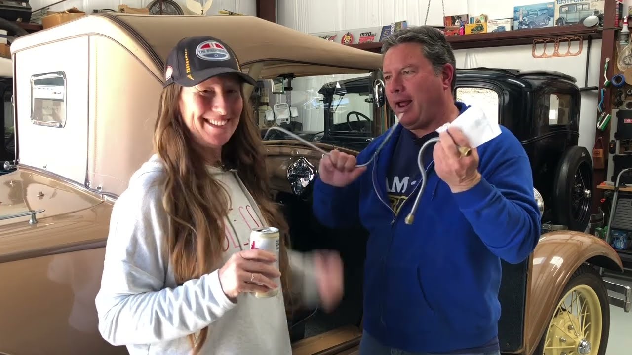 First auto repair for Model T! Replace hooptie fuel system on 1929 Ford Model A Roadster.