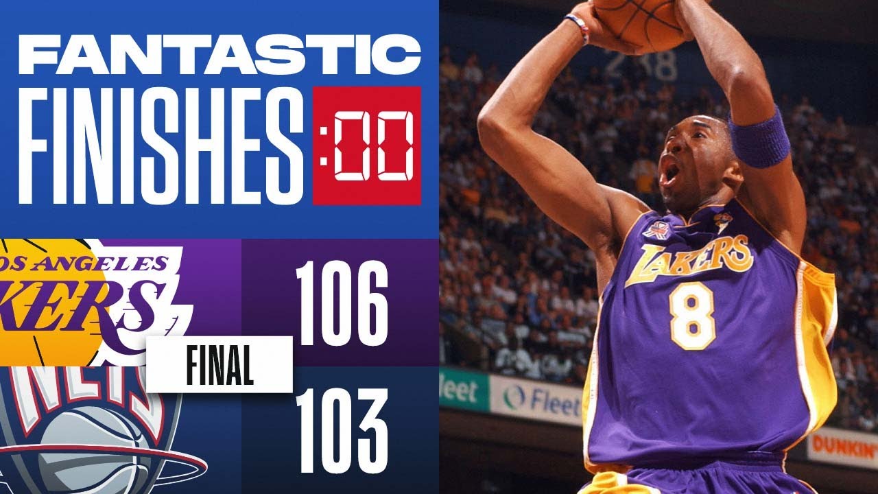 WILD Finish From Lakers And Nets 2002 NBA Finals 👀
