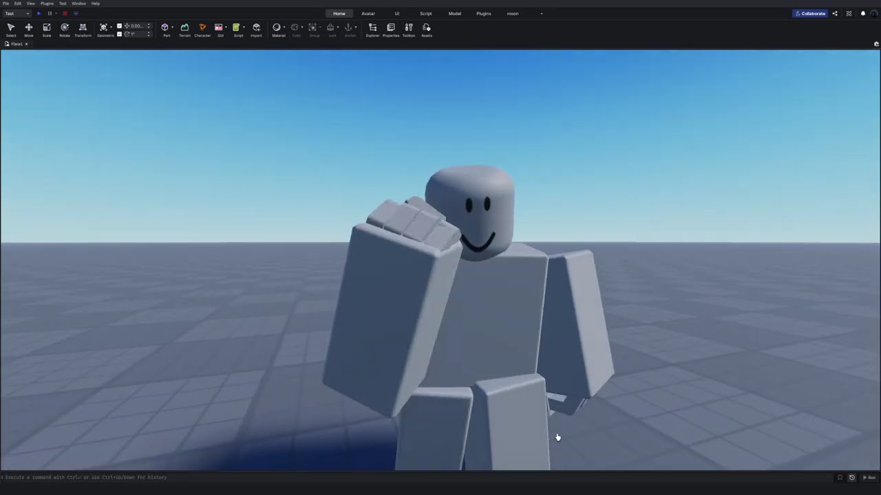 rig with fingers animation test