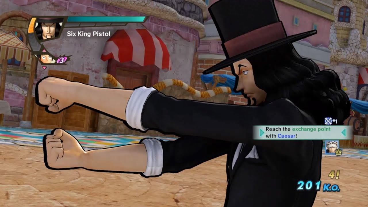 One Piece Pirate Warriors 3 Lucci Level 100 Gameplay