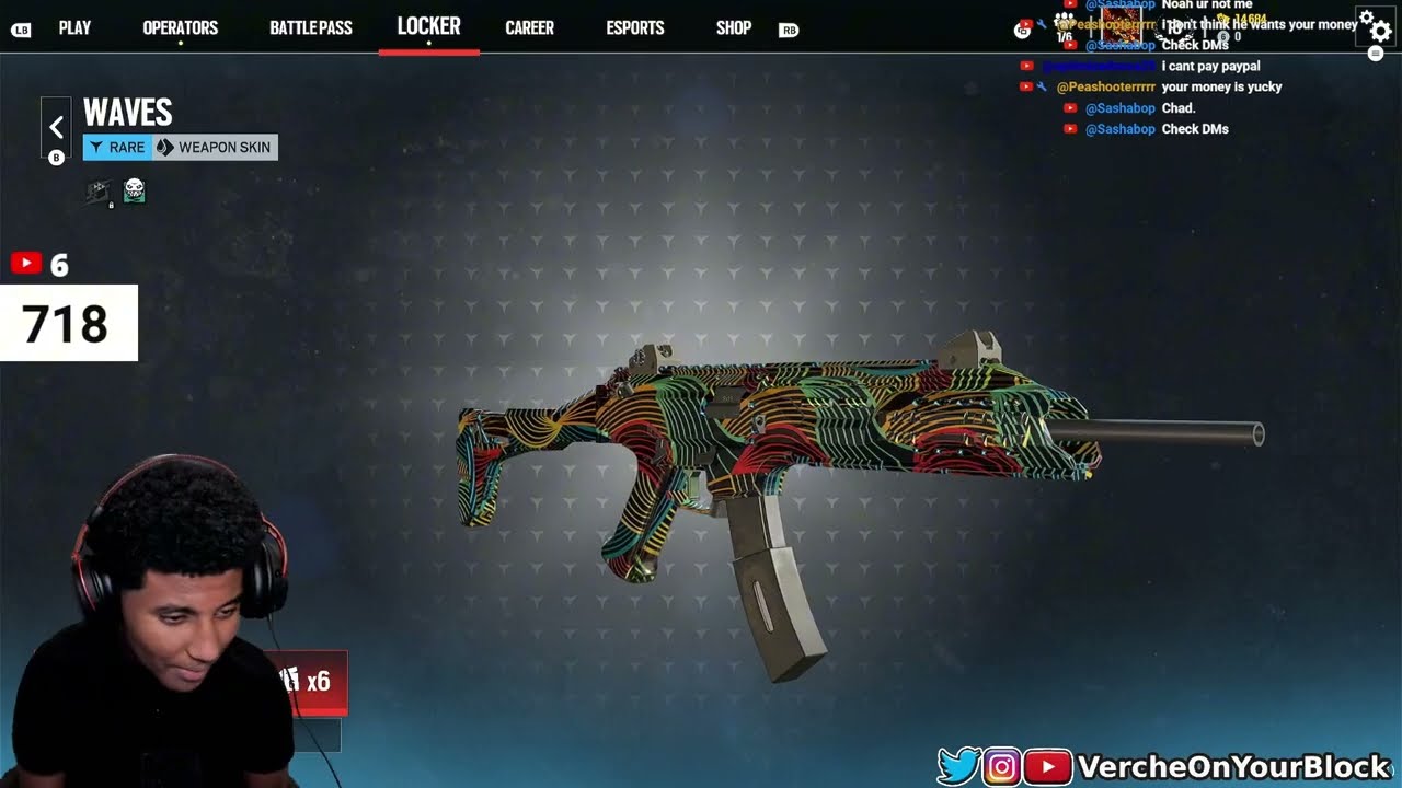 My First Pack Opening On Rainbow Six Siege!