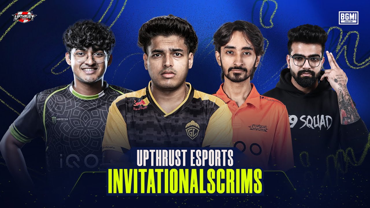 Upthrust Esports Invitational Scrims | BGMI | Ft. #Godlike , #SouL , #RNTX , etc