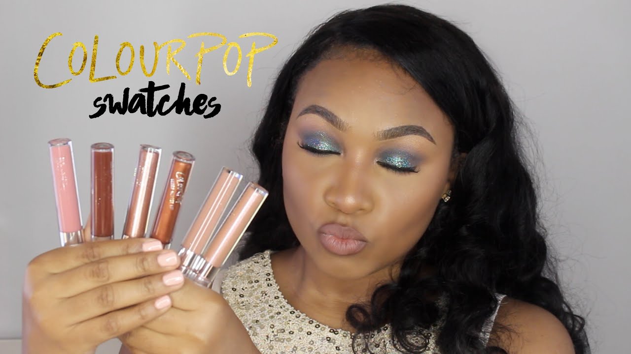 Colourpop Ultra Glossy Lip Swatches | Brown Skin