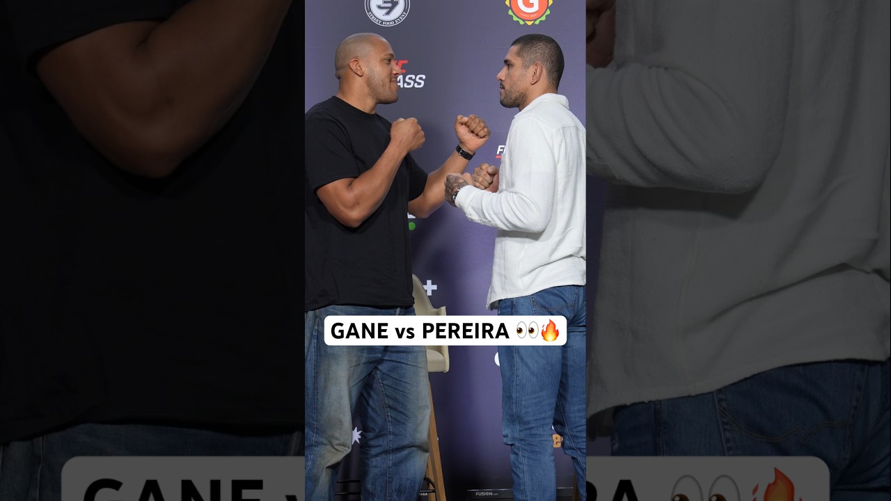 Ciryl Gane vs Alex Pereira : face-off 👀🔥