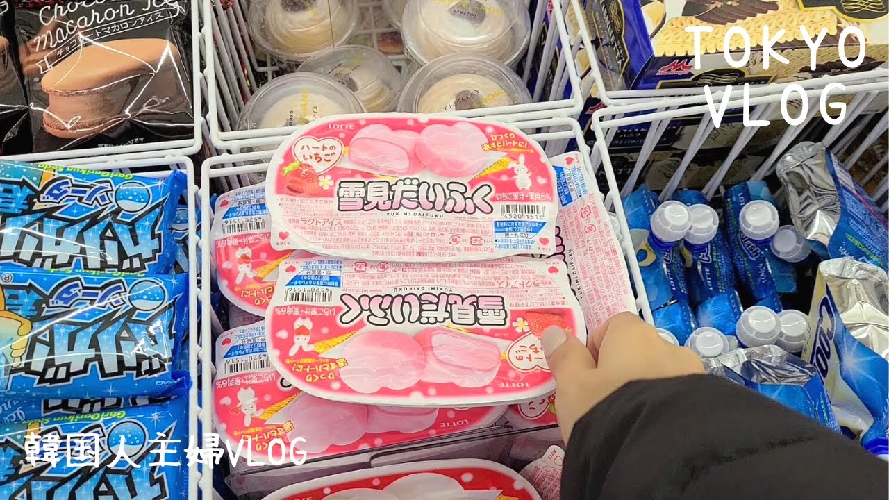 일본 도쿄 브이로그 l 일본 편의점 장보고 토마토 양배추 롤 만드는 도쿄 일상 브이로그