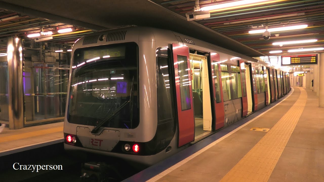 RET Metro Spijkenisse De Akkers - Rotterdam Centraal Lijn D