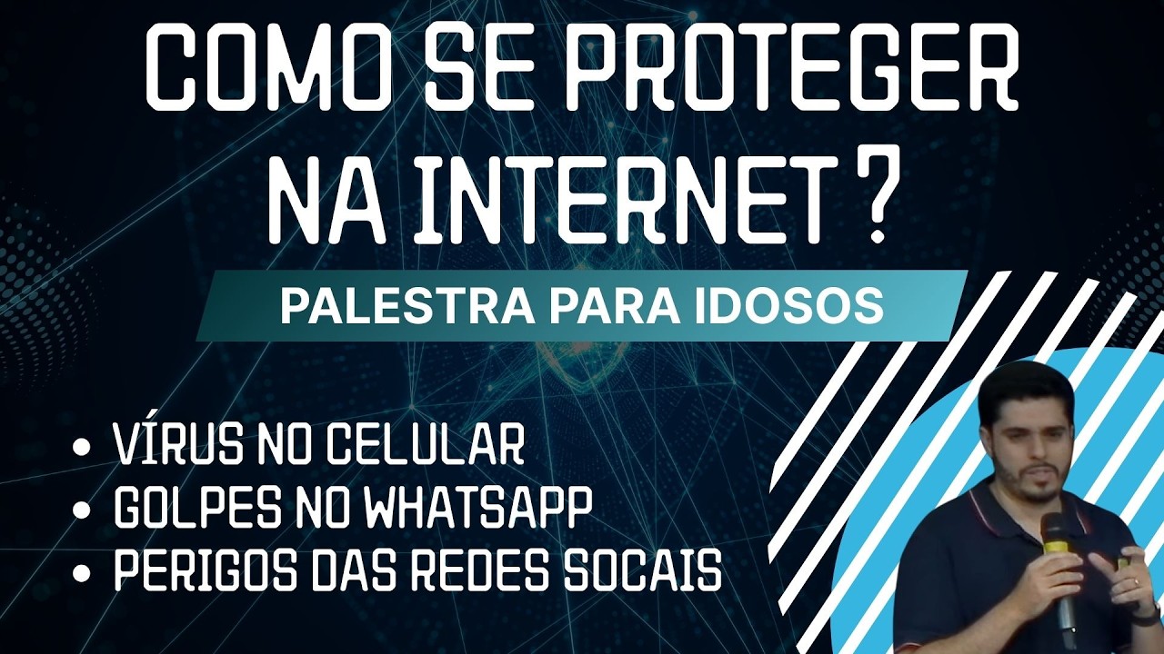 Palestra: Segurança na Internet #idosos #palestra #segurançadigital #golpesvirtuais #golpesonline