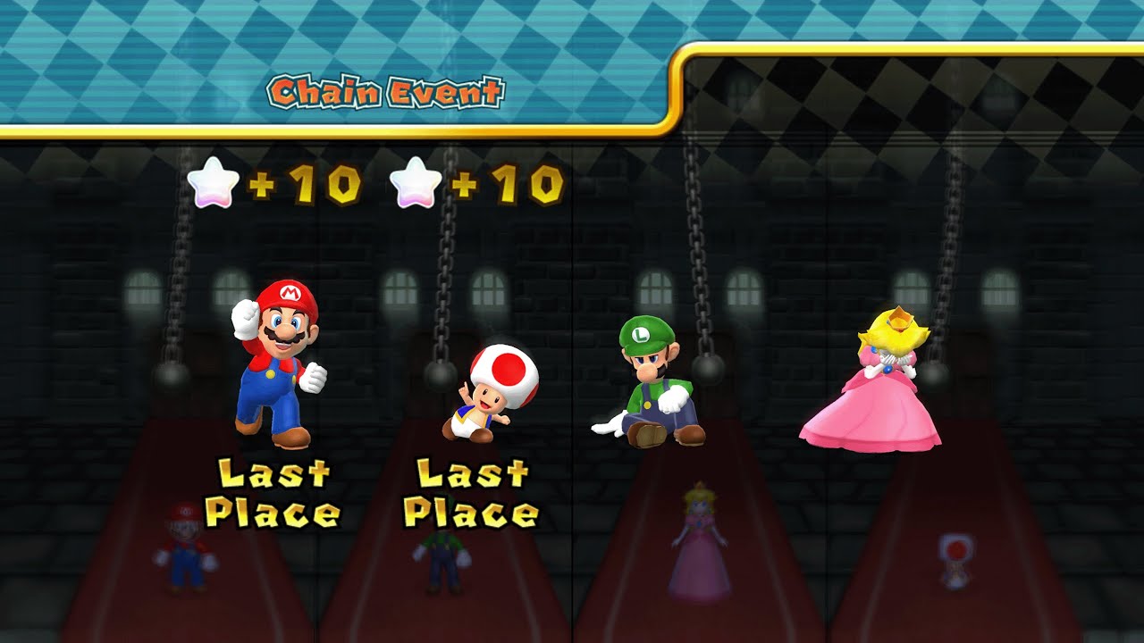 Mario Party 9 - Mario vs Luigi vs Peach vs Toad - Toad Road