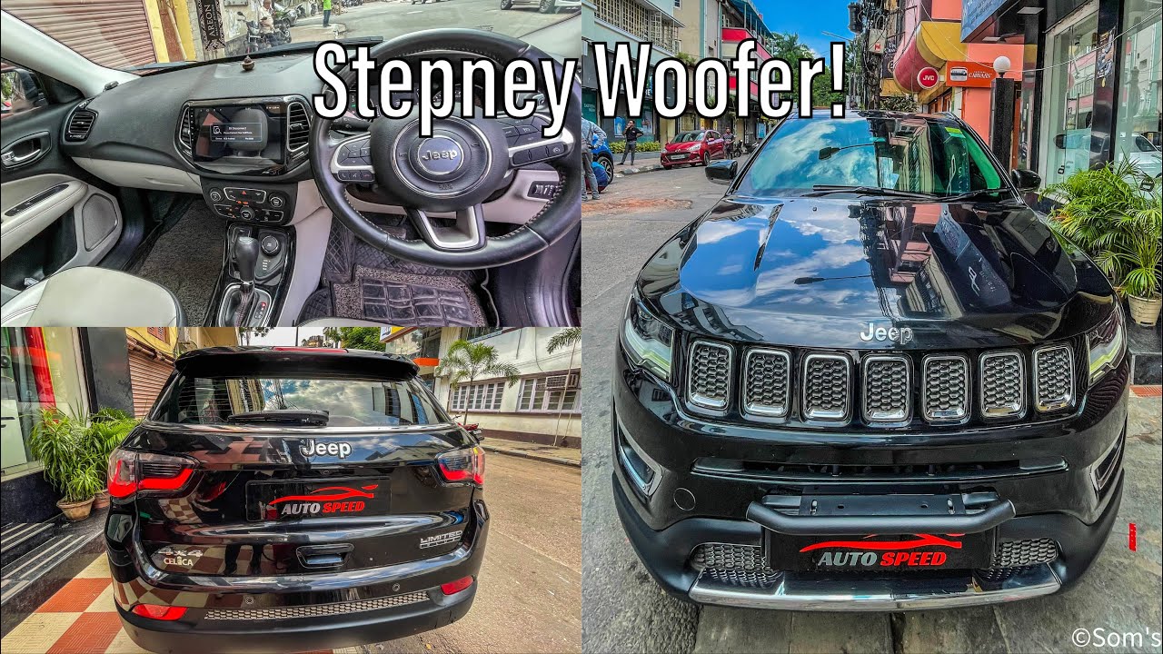 JEEP COMPASS LIMITED DONE WITH SIDE FOOT STEP , STEPNEY WOOFER, AUDIO SETUP 🔥| AUTOSPEED KOLKATA 🖤