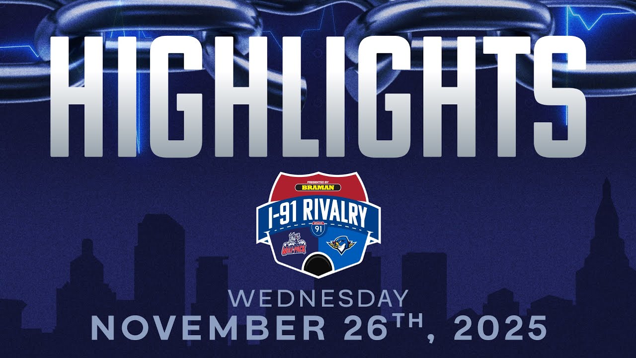 11.26.25 Hartford Wolf Pack vs Springfield Thunderbirds