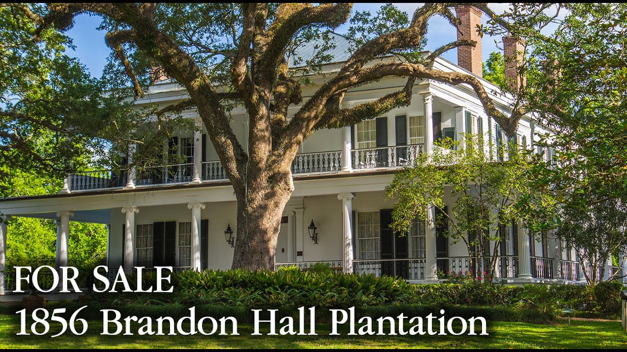 FOR SALE: 1856 Brandon Hall Plantation, Natchez, Mississippi
