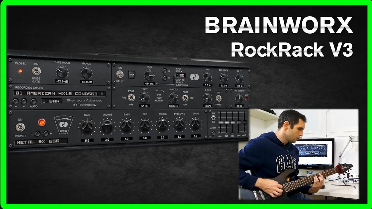 Brainworx RockRack V3 - VST plugin review and tone test