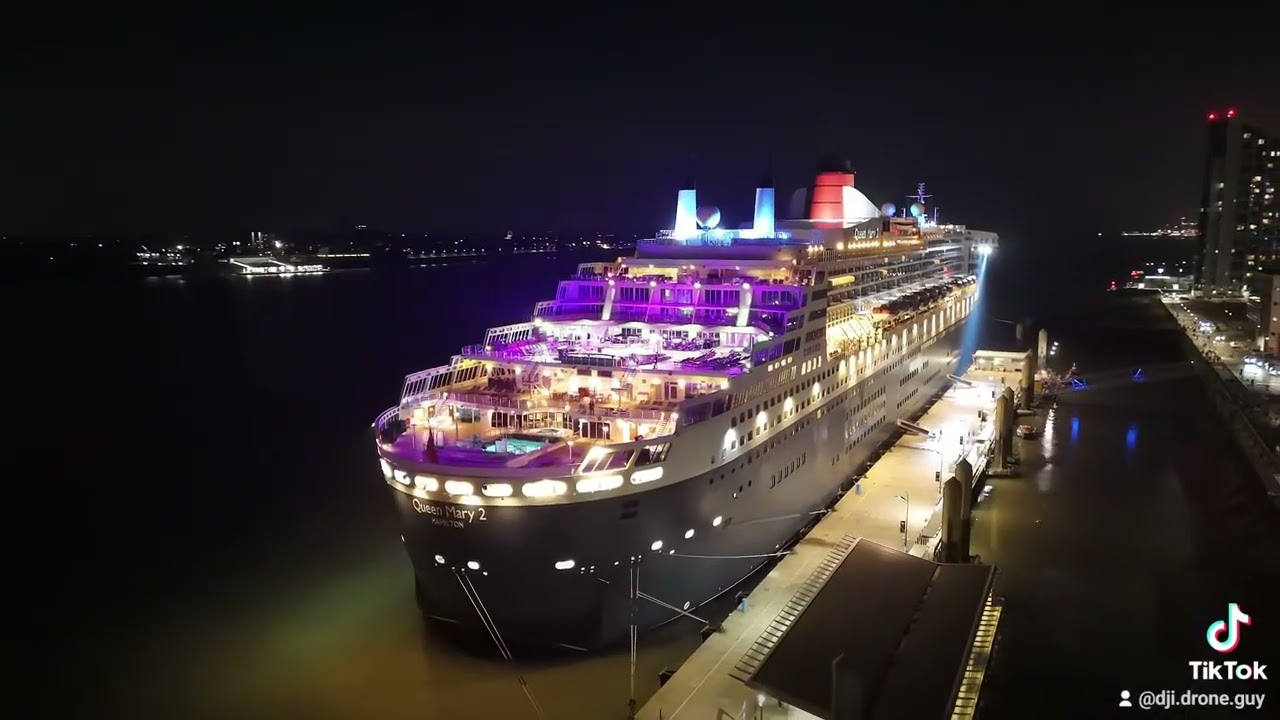 Queen Mary 2 return  to Liverpool