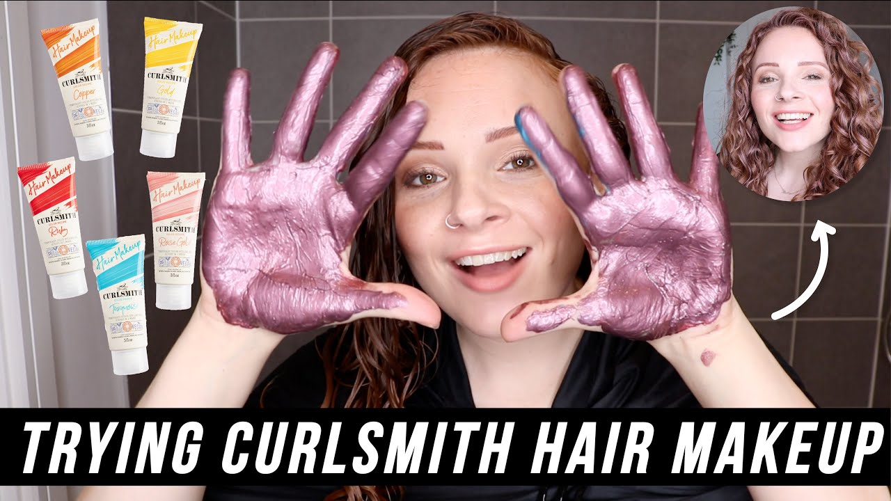 TRYING CURLSMITH HAIR MAKEUP ON CURLY GINGER HAIR