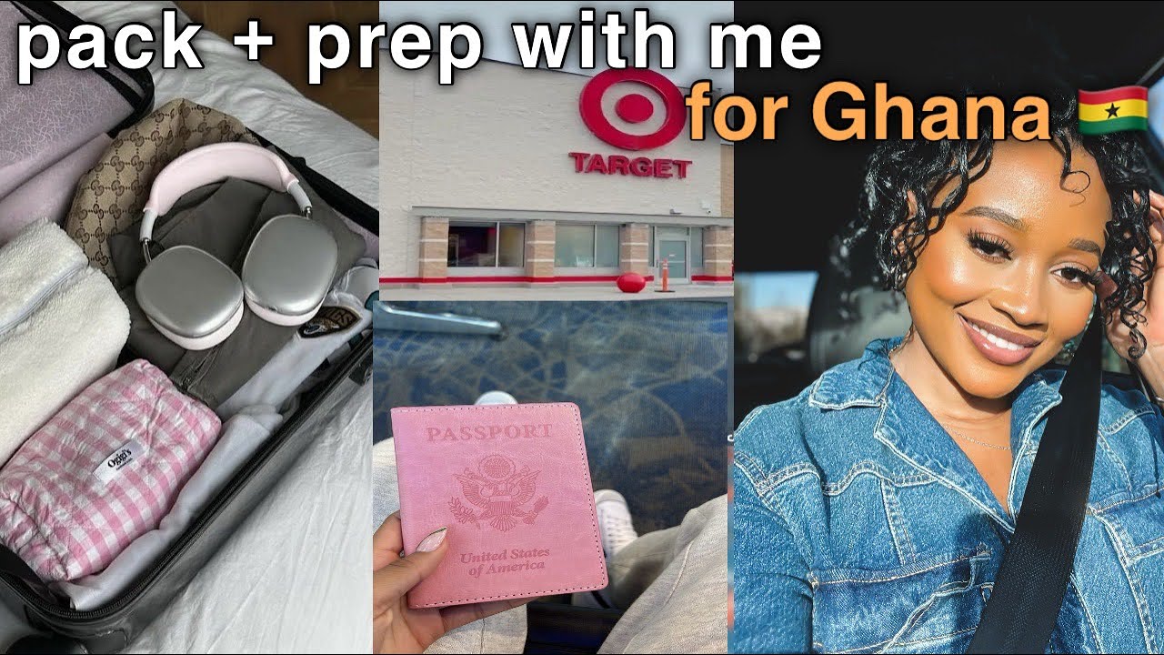 HOW TO: GHANA TRAVEL PREP  VLOG 🇬🇭 || What to pack for Ghana | A lot of shopping, Hair, new clothes