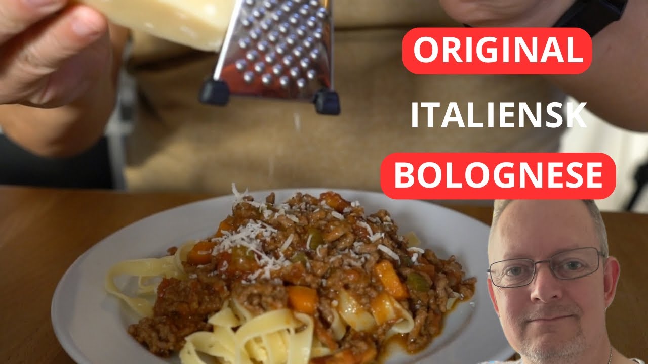 Lær at Lave Ægte Italiensk Pasta Bolognese – Den Originale Opskrift Trin for Trin!