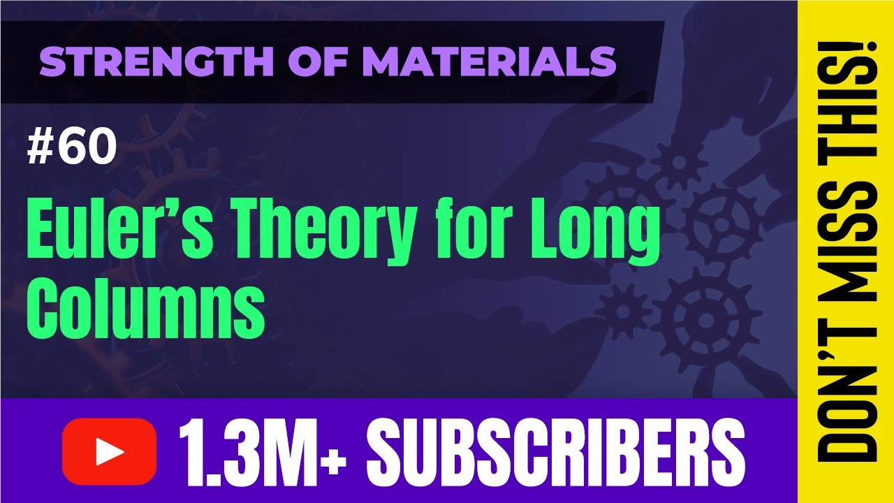 Euler's Theory for Long Columns - Columns and Struts - Strength of Materials