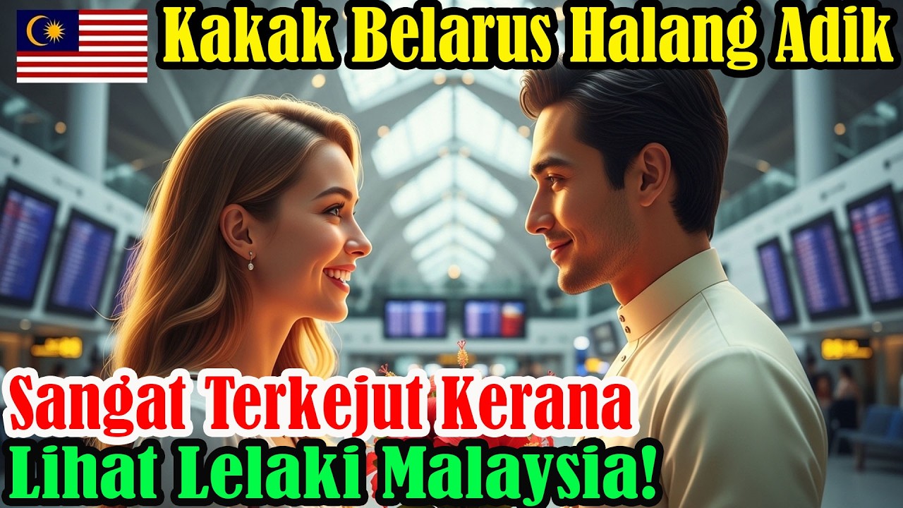 Kakak Belarus ke Malaysia halang kahwin adik, terkejut bila bertemu lelaki Malaysia secara langsung!