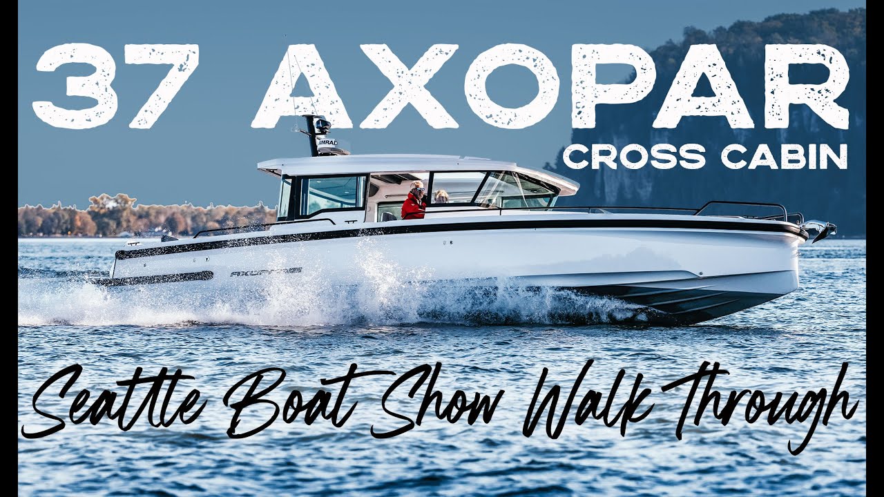 37 Axopar Cross Cabin Powered with Twin 300 HP Mercury Outboards - Walk Through