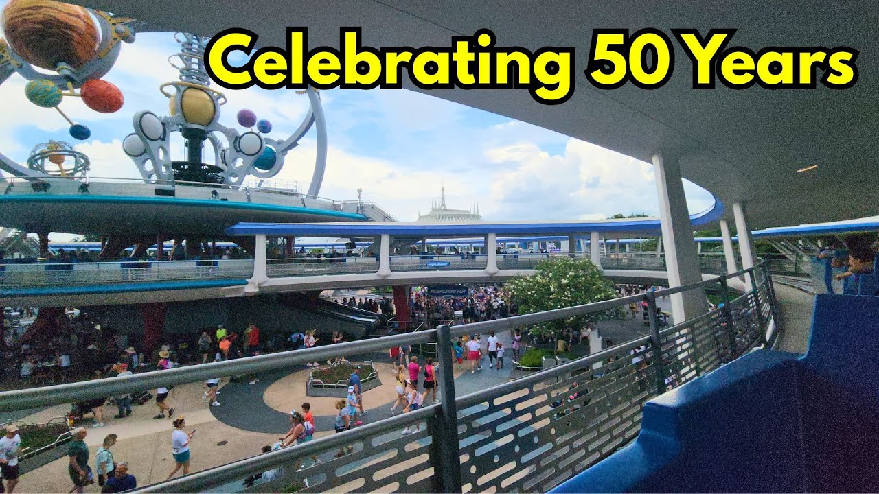 50th Anniversary - Tomorrowland Peoplemover at the Magic Kingdom
