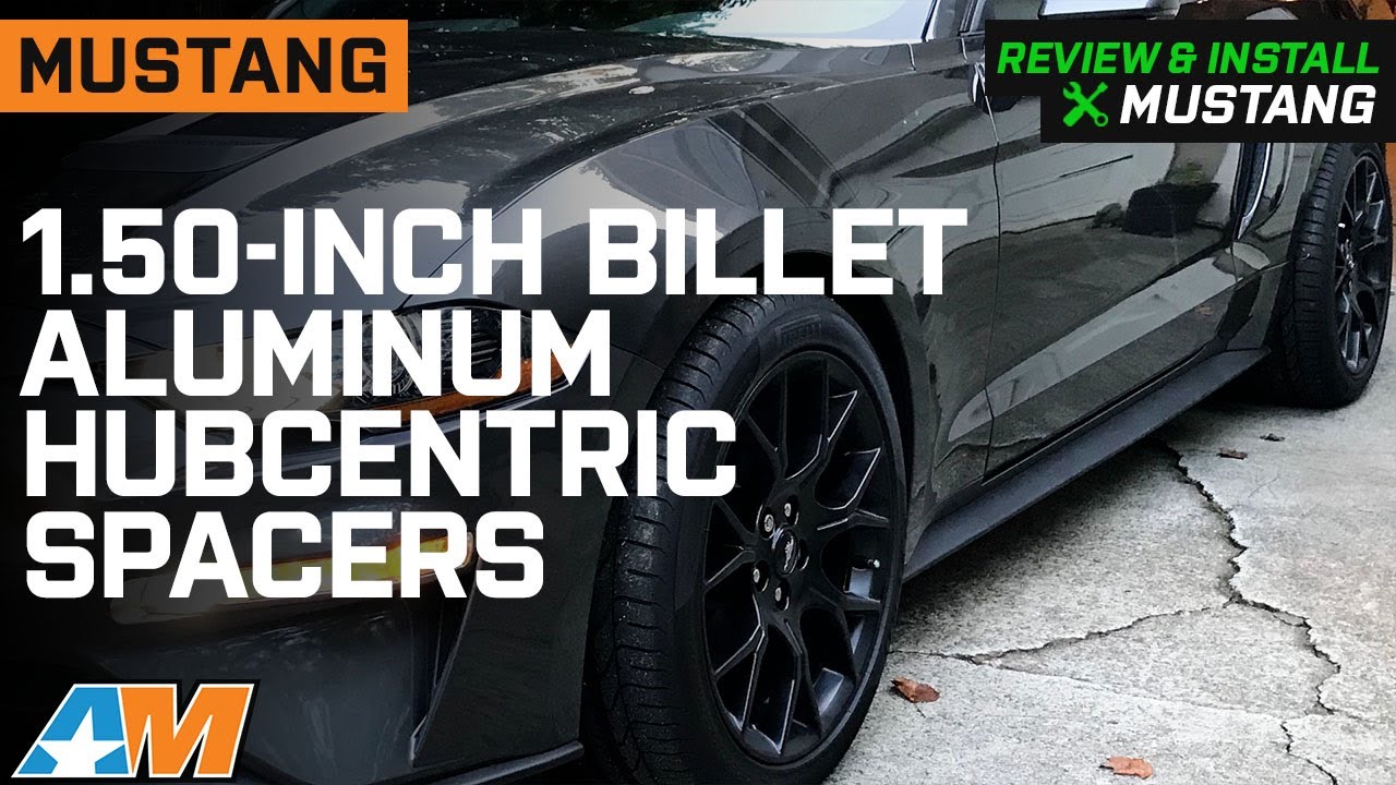 2015-2022 Mustang 1.50-Inch Billet Aluminum Hubcentric Spacers Review & Install
