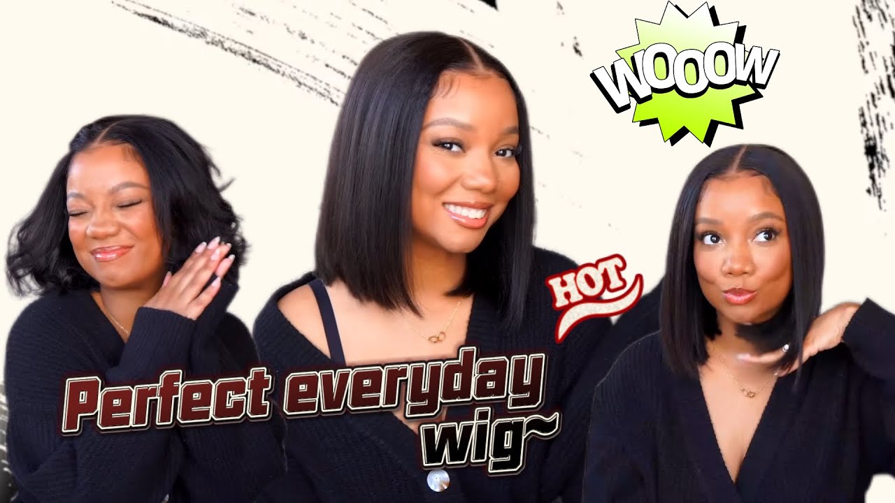 *Beginner Must--See!* Bye Bye Knots Yaki Bob Glueless Install~ Natural Girls' Love!  FT.Nadula Hair