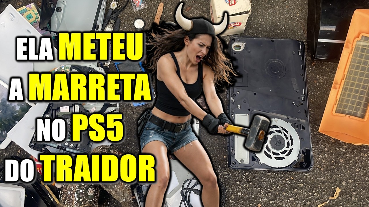 ELA METEU A MARRETA NO PS5 NA FEIRA DO ROLO / MULHER TRAIDA É VINGATIVA #ps5 #traição