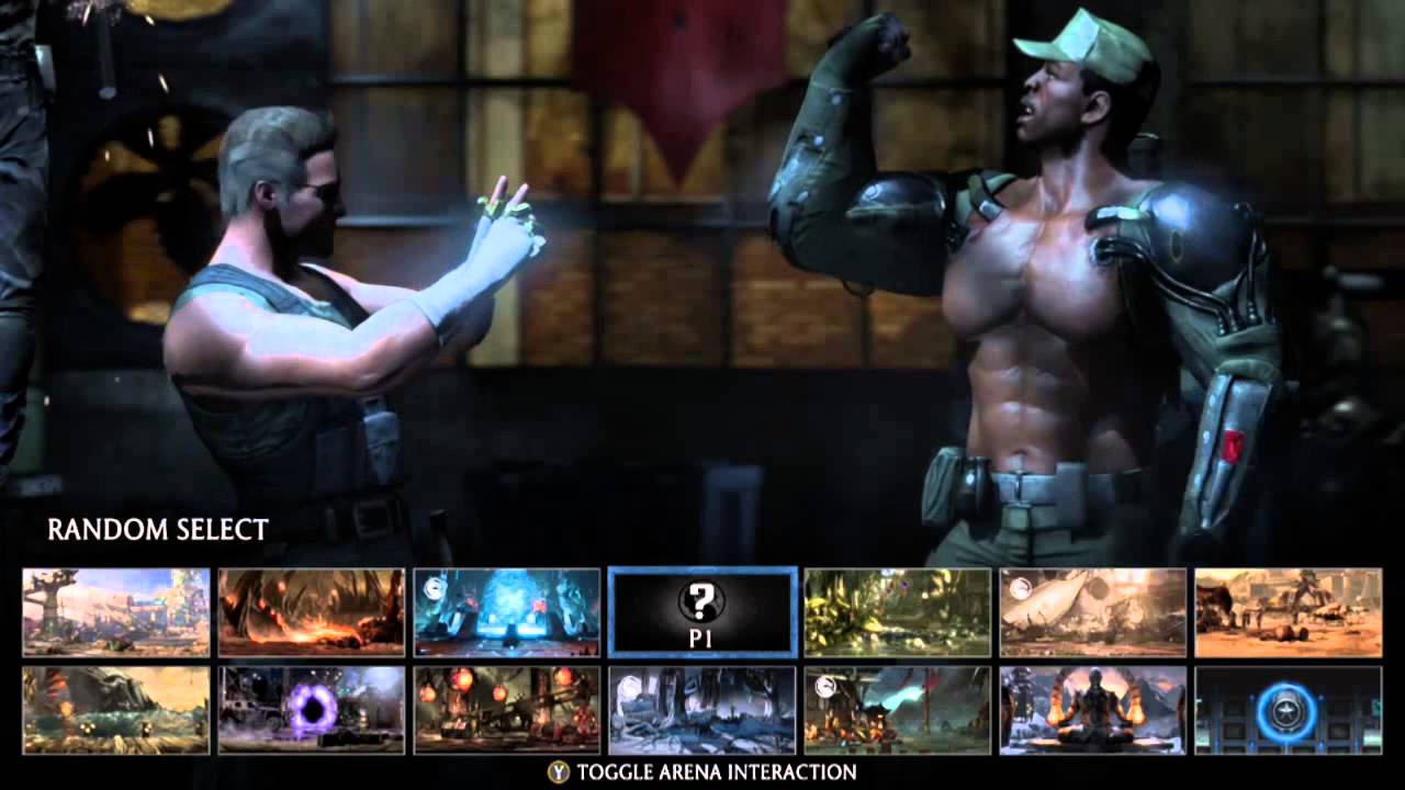 Mortal Kombat X - Predator arm wrestling easter egg.