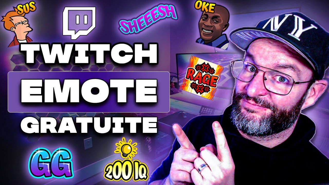 EMOTES Twitch GRATUITES (free download twitch emote)