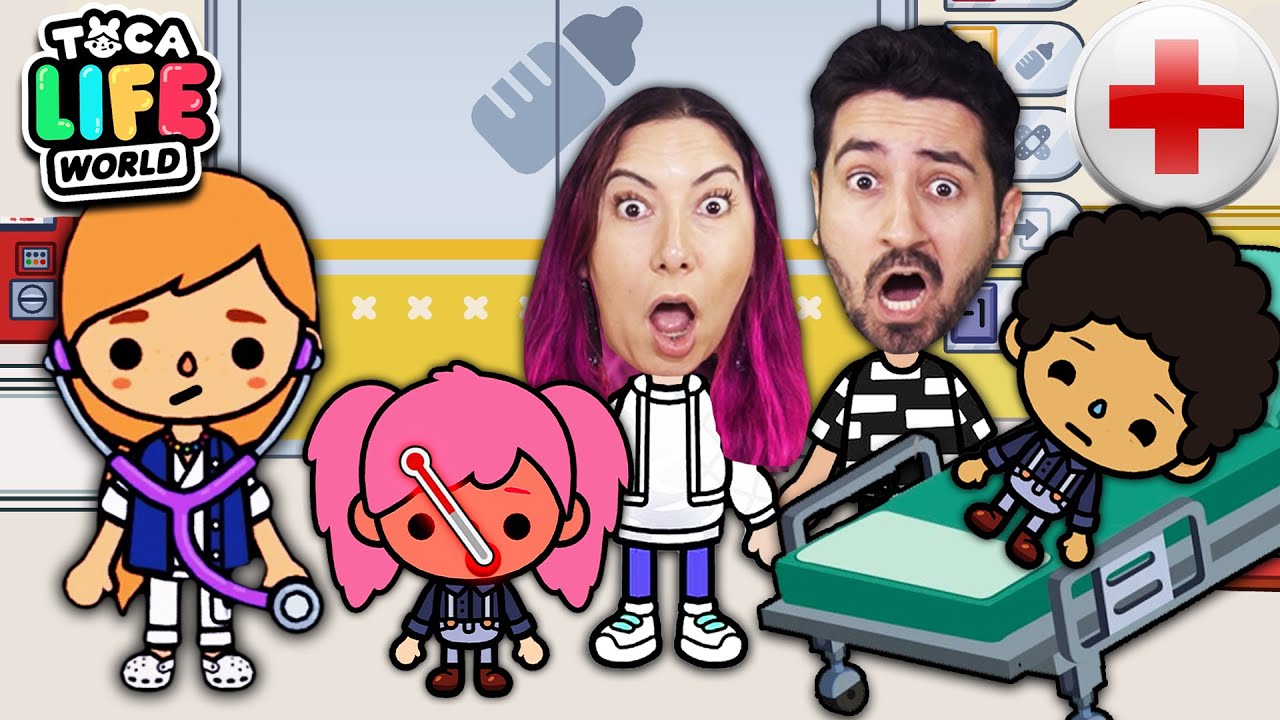 LEVAMOS NOSSOS GÊMEOS PARA O HOSPITAL no Toca Life