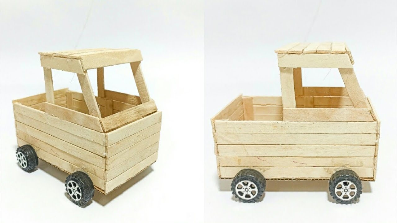 Como hacer Manualidades (carros) con palitos de helado FACILES | DIY Manualidades #290