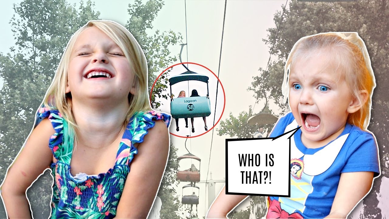SPYING On TAYLOR at an AMUSEMENT PARK! Who is that?!