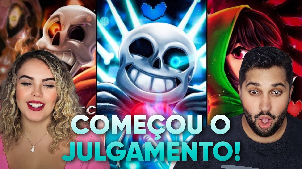 ISSO FICOU MUITO BOM!! Hora do Julgamento | Bad Time Trio (Undertale AU) | Papyrus Da Batata