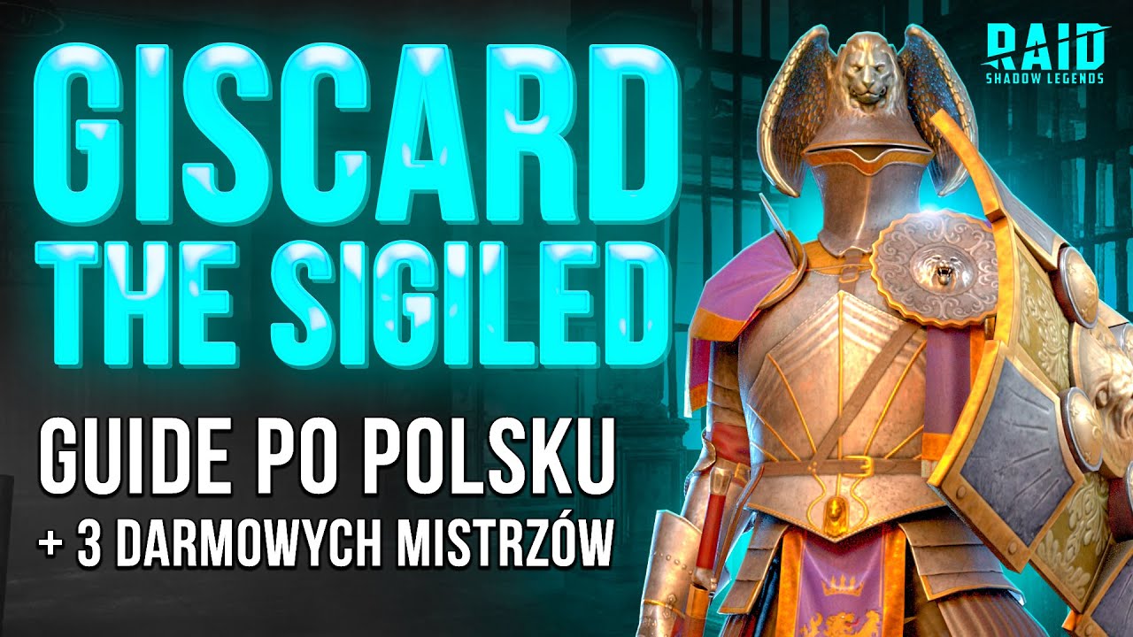 Mistrz Giscard Sigiled 🇵🇱  Poradnik + Kod promocyjny 🇵🇱   RAID Shadow Legends po polsku