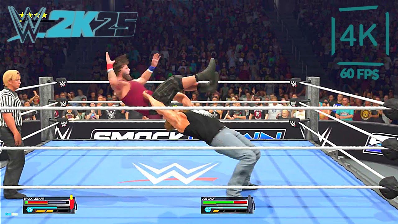 Wwe 2k25| Gauntlet Turmoil | Brock Lesnar vs Wyatt Six |[4k60Fps ]