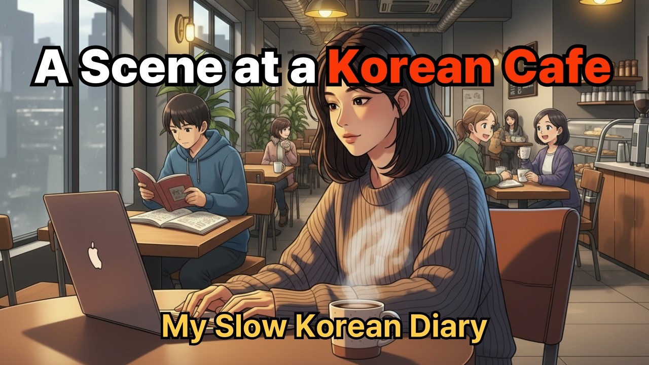 A Scene at a Korean Cafe