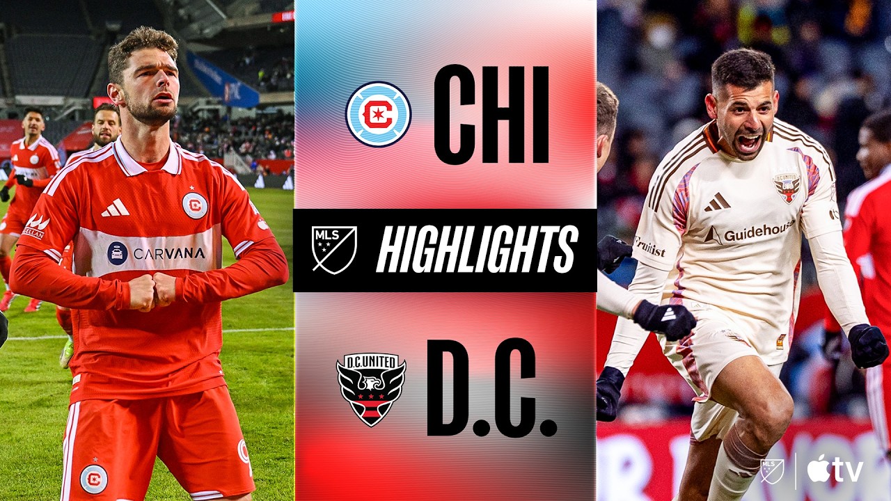 Chicago Fire FC vs. D.C. United | Full Match Highlights | LATE PK DRAMA!