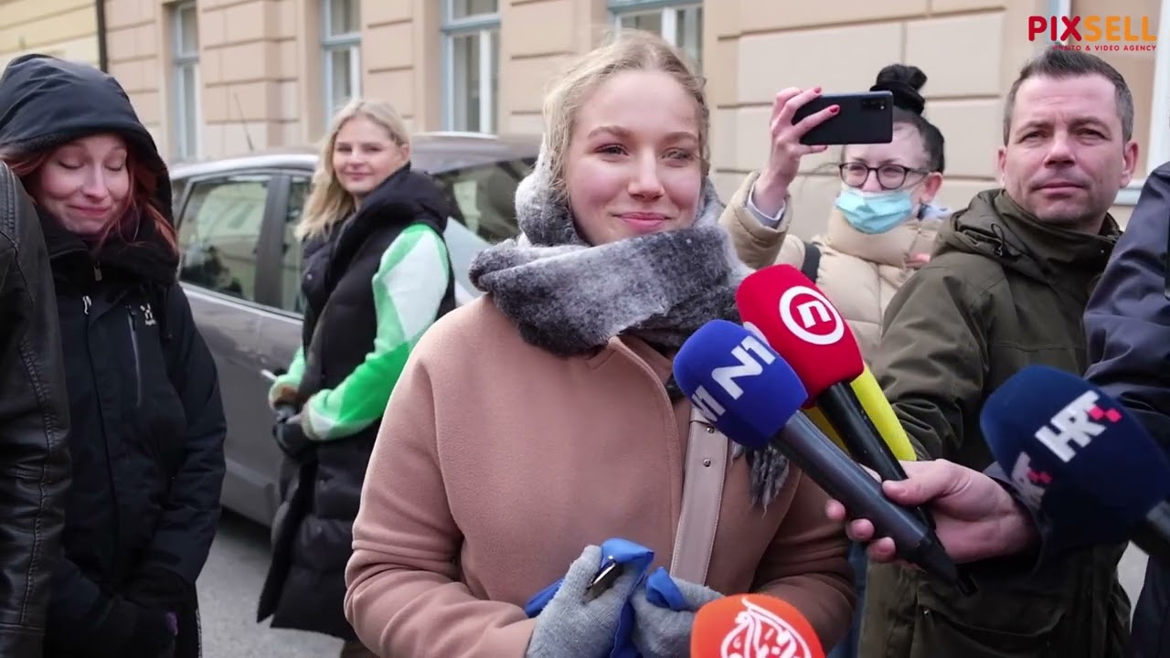 Valeria, studentica iz Ukrajine zahvalila je Hrvatskoj na pomoći koju pruža Ukrajini