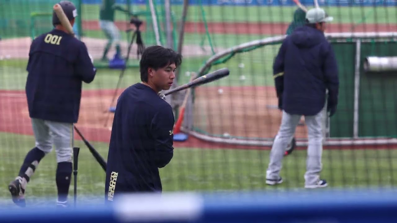【バックネット裏から】横山聖哉の独特なティー打撃