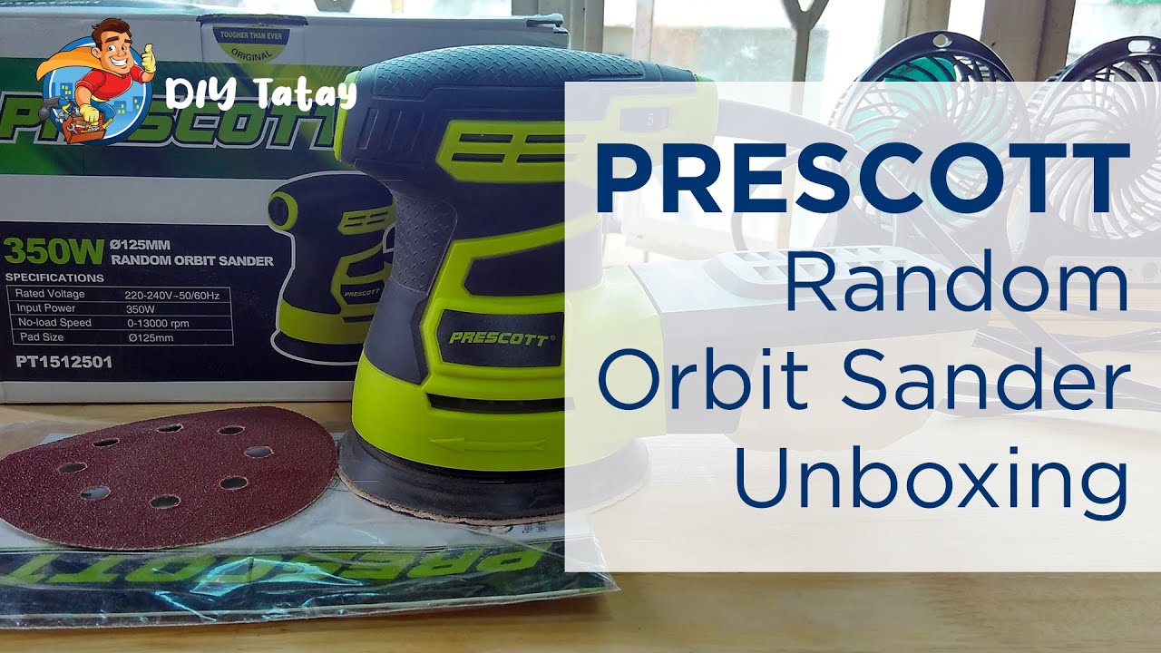 Prescott Random Orbit Sander - Unboxing & Testing