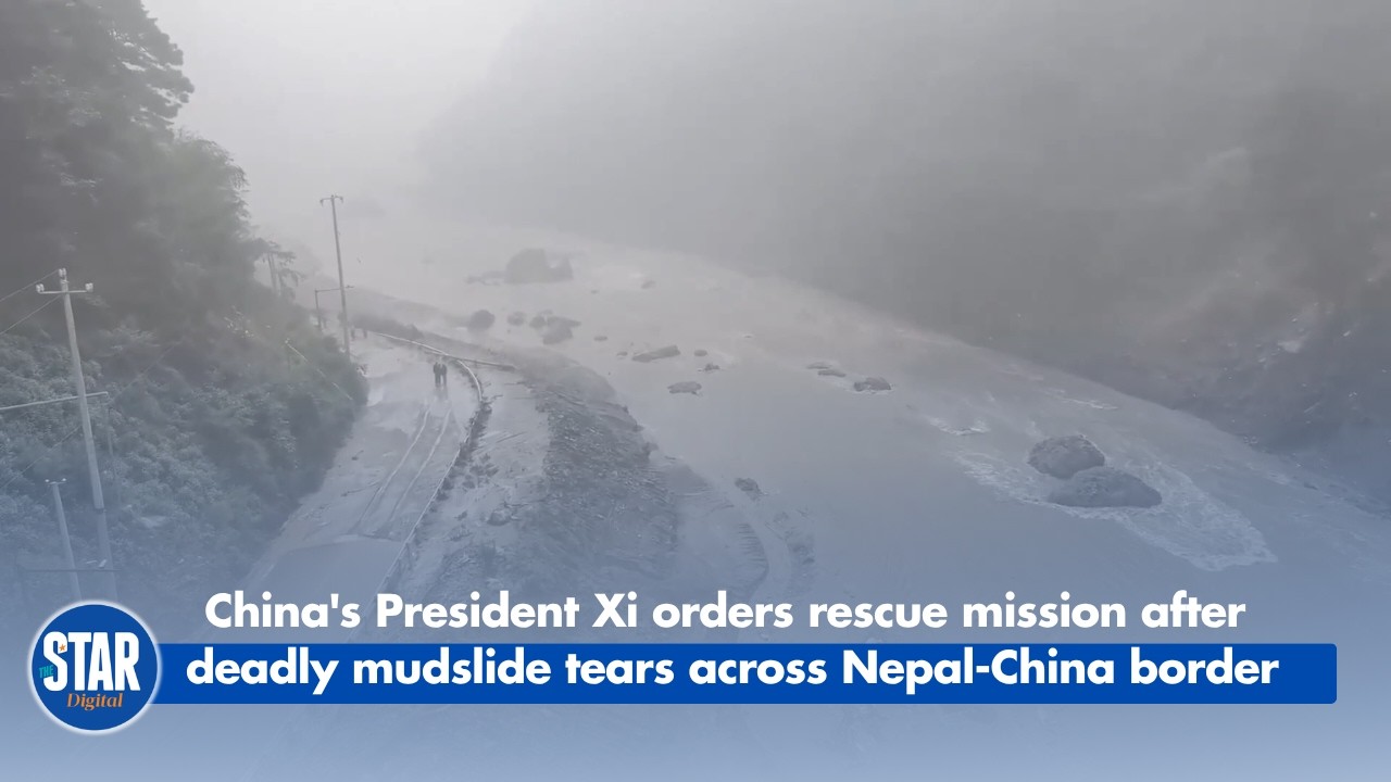China's President Xi orders rescue mission after deadly mudslide tears across Nepal-China border