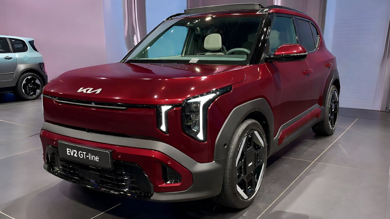 Kia EV2 GT Line 2026 года — самый спортивный компактный электромобиль, которого вы не ожидали.