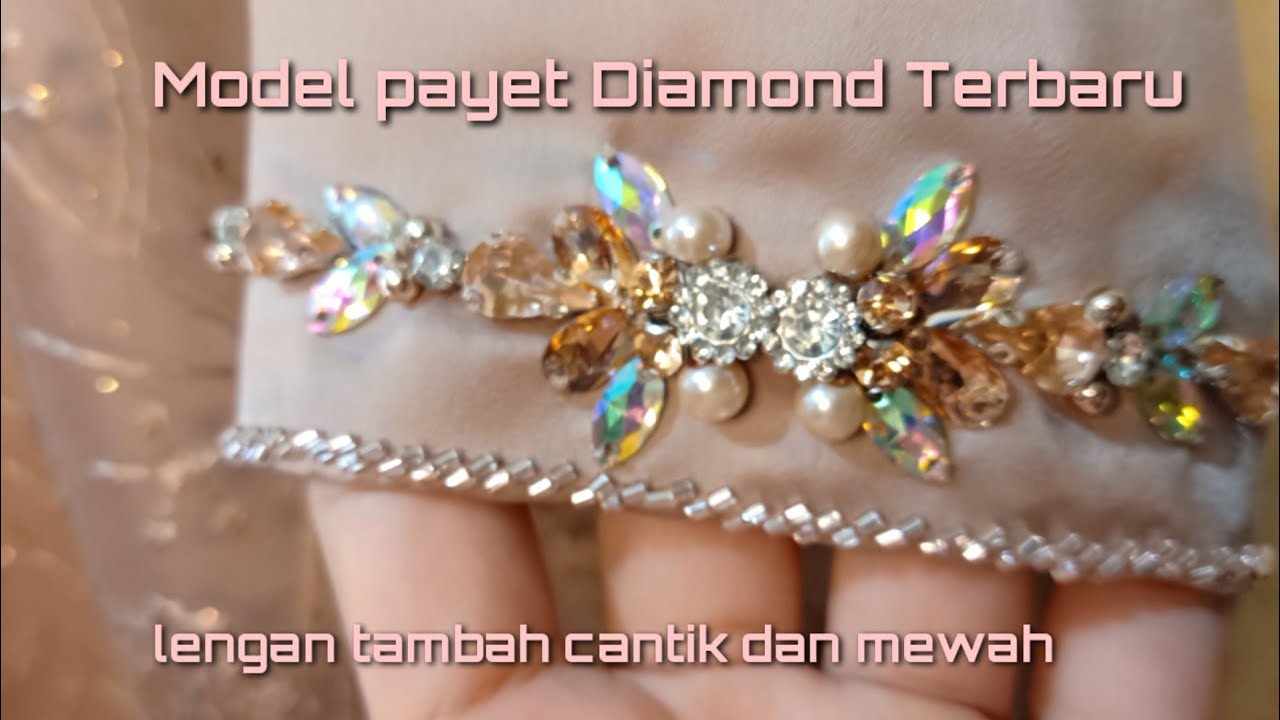 Cara Pasang Payet Diamond pada lengan