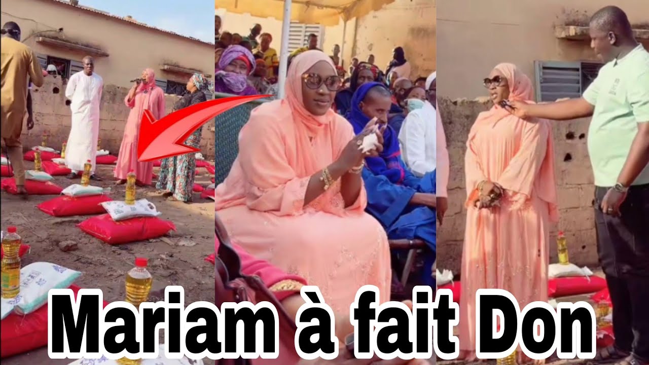 Mariam bah a fait don à ramadan 