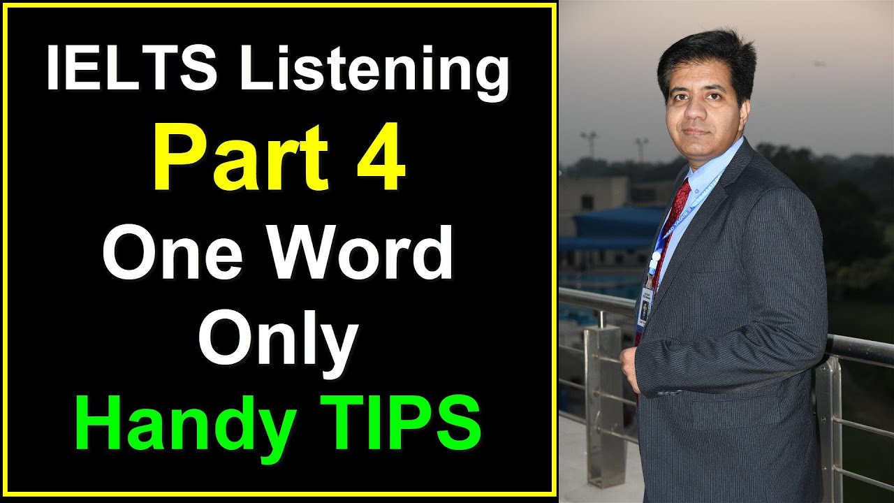 Hady Tips: IELTS LISTENING PART 4 || One Word Only By Asad Yaqub