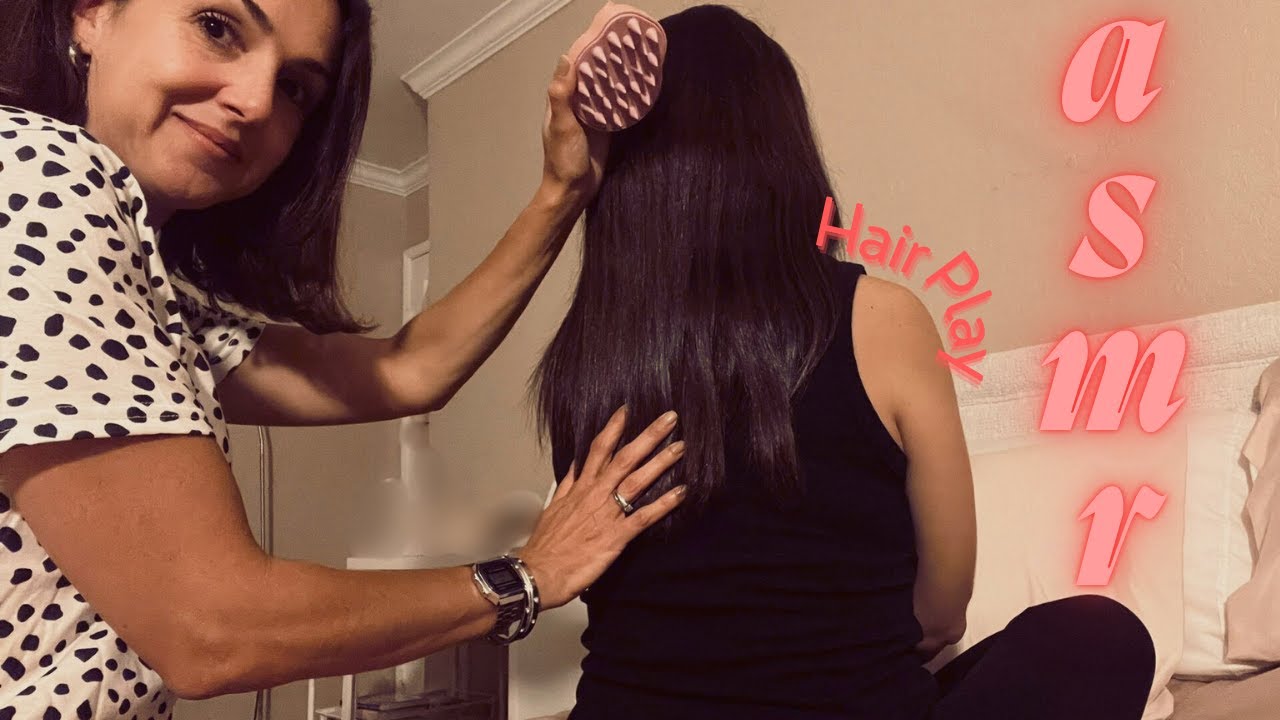 Little Sounds ASMR | Hair Play with my Sister: Brushing, Scalp Massage & Braiding 💆🏽‍♀️