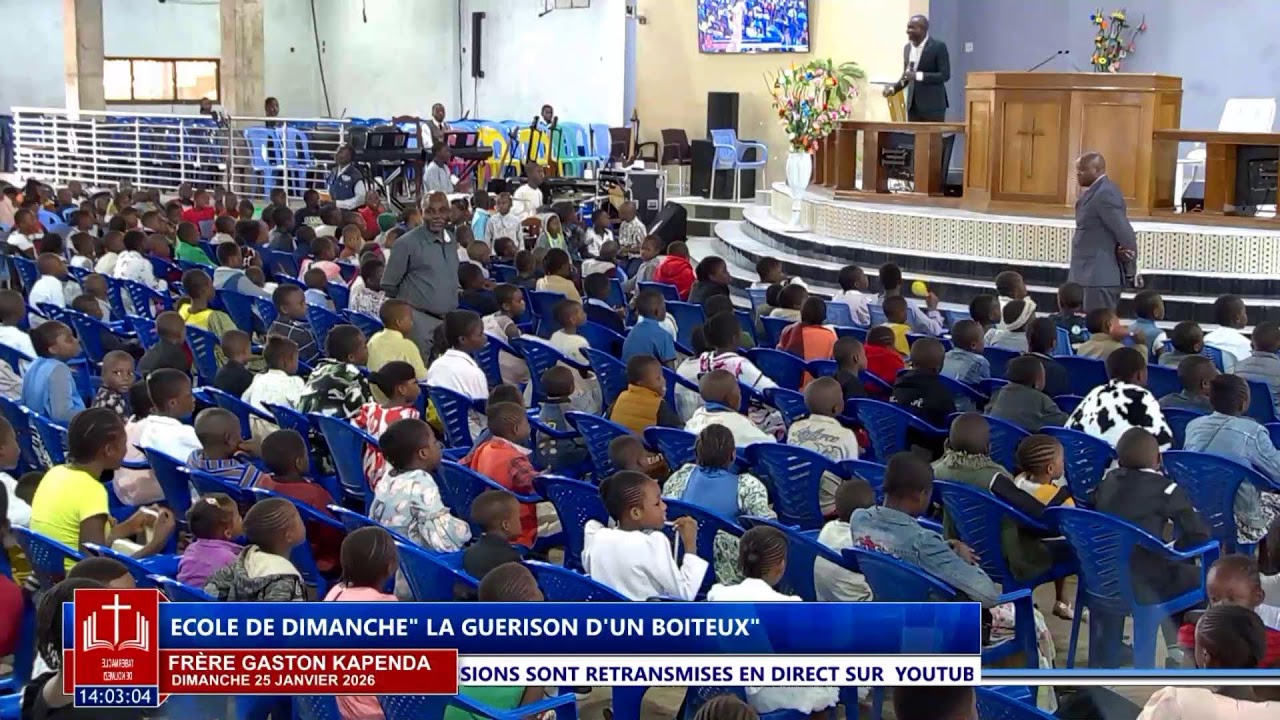Dimanche 25 Janvier 2026 ''Ecole de Dimanche''